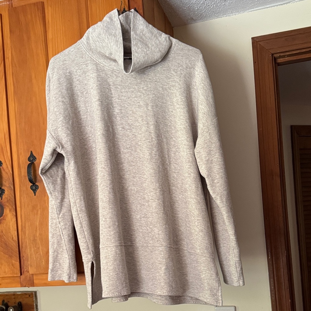 J. Jill Gray Cowl Neck Sweater